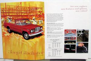 1965 Jeep 2WD 4 WD Full Line Sales Brochure Wagoneer Gladiator Universal Tuxedo