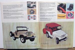 1965 Jeep Wagoneer Gladiator Panel Delivery Universal Tuxedo Sales Brochure Golf