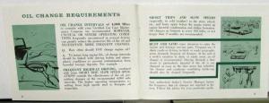 1962 Plymouth Owner Certified Car Care Warranty Booklet Service Reminders