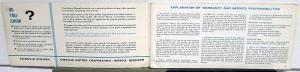 1966 Plymouth Sport Fury III Owners Manual Care Operations Instructions Original