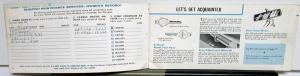 1966 Plymouth Sport Fury III Owners Manual Care Operations Instructions Original