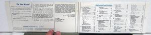 1969 Plymouth Sport Fury III Owners Manual Care Operations Instructions Original