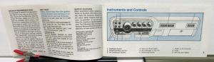 1970 Plymouth Barracuda Owners Manual Care & Operation Instructions Reproduction