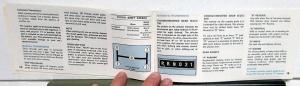1970 Plymouth Fury I II III Sport Owners Manual Care & Operation Instructions