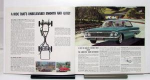 1961 Chevrolet Models Implala Bel Air Biscayne Station Wagon Corvair Brochure