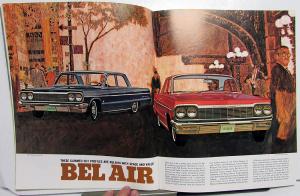 1964 Chevrolet Models Implala Bel Air Biscayne Station Wagon Sales Brochure