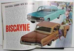 1964 Chevrolet Models Implala Bel Air Biscayne Station Wagon Sales Brochure