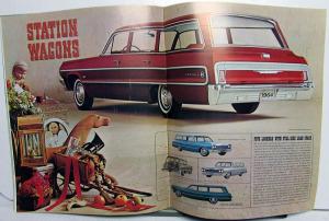 1964 Chevrolet Models Implala Bel Air Biscayne Station Wagon Sales Brochure