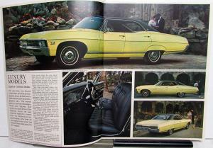 1967 Chevrolet Models Caprice Impala Bel Air Biscayne Station Wagon Brochure