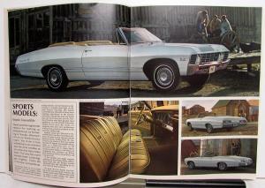 1967 Chevrolet Models Caprice Impala Bel Air Biscayne Station Wagon Brochure