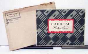 1928 Cadillac Motor Cars Prestige Sales Brochure & Envelope