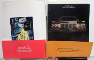 1974 Chevrolet Impala Bel Air Chevelle Camaro Monte Carlo Fleet Buyers Portfolio
