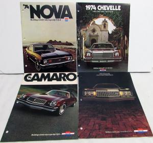 1974 Chevrolet Impala Bel Air Chevelle Camaro Monte Carlo Fleet Buyers Portfolio