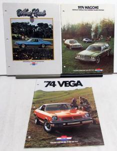 1974 Chevrolet Impala Bel Air Chevelle Camaro Monte Carlo Fleet Buyers Portfolio