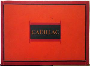 1930 Cadillac 353 Scenes in the Life Color Sales Brochure Catalog Original