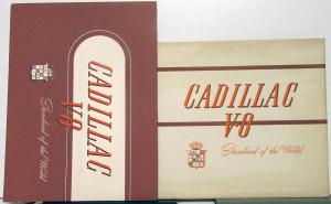 1938 Cadillac V8 Sales Portfolio With Four Plates Original