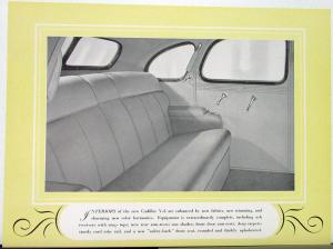 1938 Cadillac V8 Sales Portfolio With Four Plates Original