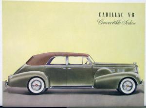 1938 Cadillac V8 Sales Portfolio With Four Plates Original