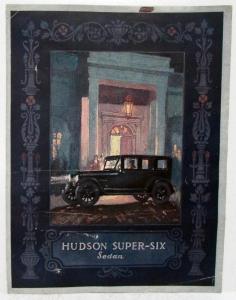 1924 Hudson Super Six Sedan Sales Folder