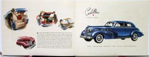 1940 Cadillac 62 Touring Sedan for 5 Passengers Color Sales Folder Original XL