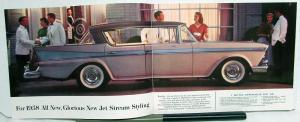 1958 AMC Rambler Ambassador V8 Rebel V8 Economy 6 Prestige Sales Brochure