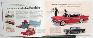 1958 AMC Rambler Ambassador V8 Rebel V8 Economy 6 Prestige Sales Brochure