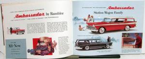 1958 AMC Rambler Ambassador V8 Rebel V8 Economy 6 Prestige Sales Brochure