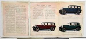 1927 Hudson Super-Six Principle Sales Folder