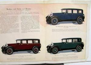 1927 Hudson Super-Six Principle Sales Folder