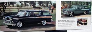 1959 AMC Rambler 6 Ambassador V8 Rebel V8 4 Door Sedans Wagons Sales Brochure XL