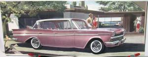 1960 AMC Rambler 6 Rebel V-8 Ambassador V8 Wagon Sedan Hardtop Brochure Orig XL