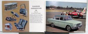 1962 AMC Rambler Ambassador V8 American Classic 6 Sales Brochure Original
