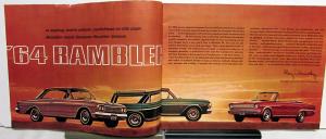 1964 AMC Rambler Ambassador American Classic Sales Brochure XL Original