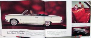 1965 Rambler Ambassador V8 & 6 990 Convertible Hdtp Sedan Wagon Sale Brochure XL