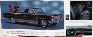 1965 Rambler Ambassador V8 & 6 990 Convertible Hdtp Sedan Wagon Sale Brochure XL