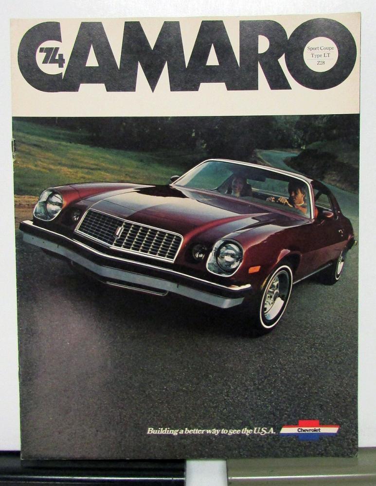 1974 Chevrolet Full Line Car Sales Brochures Dealer Preview & Letter