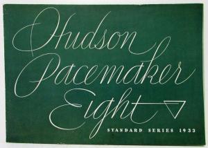 1933 Hudson Pacemaker Eight Standard Series Sales Folder