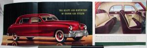 1947 Frazer Motor Car Prestige Color Sales Brochure Oversized Original