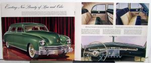 1947 Frazer Motor Car Prestige Color Sales Brochure Oversized Original