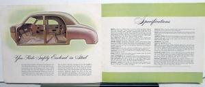 1947 Frazer Motor Car Prestige Color Sales Brochure Oversized Original