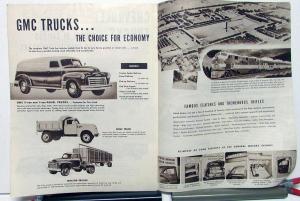 1950 GM Canadian Auto Show Hand Out Product & New Models Information News