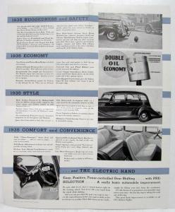 1935 Hudson Features of the Eight Sales Folder Mailer