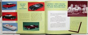 1955 Fisher Body GM Sales Brochure Chevy Pontiac Olds Buick Cadillac Designs