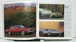 1981 Chevrolet Caprice Classic & Impala Sales Brochure