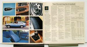1981 Chevrolet Chevette Sales Brochure