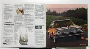 1981 Chevrolet Malibu Sales Brochure
