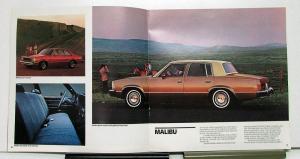 1981 Chevrolet Malibu Sales Brochure