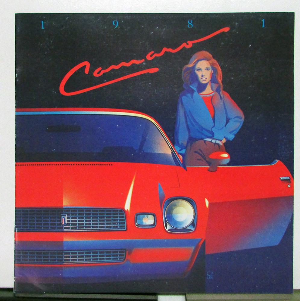 1981 Chevrolet Camaro Sport Coupe Berlinetta Z28 Sales Brochure