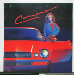 1981 Chevrolet Camaro Sport Coupe Berlinetta Z28 Sales Brochure