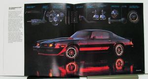 1981 Chevrolet Camaro Sport Coupe Berlinetta Z28 Sales Brochure
